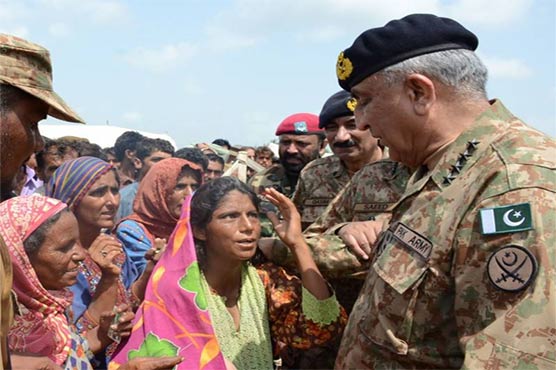 آرمی چیف جنرل قمر جاوید باجوہ آج سوات کے سیلاب زدہ علاقوں کا دورہ کریں گے