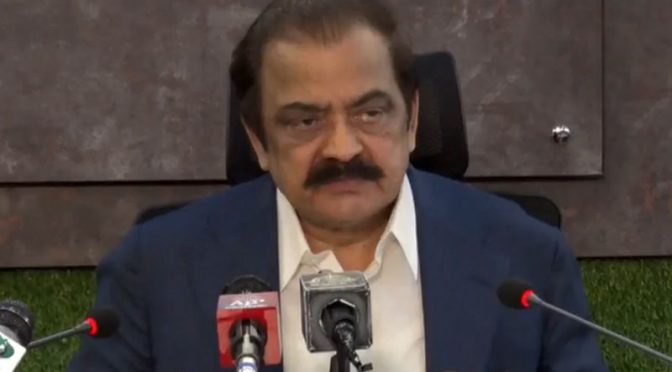 عمران خان قوم کو تقسیم کر رہے ہیں، قوم کو اس کی شناخت کرنی چاہئے، رانا ثناء اللہ