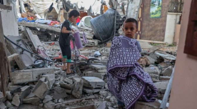 اسرائیلی جارحیت، 44 فلسطینی شہید 16 بچے شامل