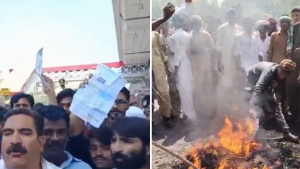 بجلی کے غیر معمولی زيادہ بل آنے پر مختلف شہروں میں احتجاجی مظاہرے