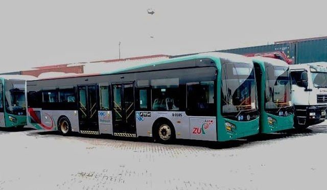 بی آر ٹی پشاور کی 62 نئی بسیں پاکستان پہنچ گئیں