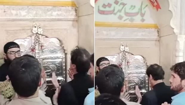 عمران خان کی پاکپتن میں درگاہ بابا فرید پر حاضری اور دعا