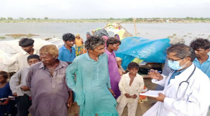 جنوبی پنجاب کے سیلاب متاثرین وبائی بیماریوں کا شکار