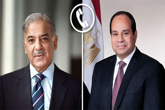 وزیراعظم شہباز شریف اور مصری صدر کا رابطہ، سیلاب زدگان کیلئے امداد کا اعلان