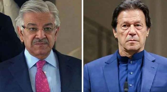 خواجہ آصف کیخلاف ہرجانہ کیس، عمران خان پر جرمانہ عائد