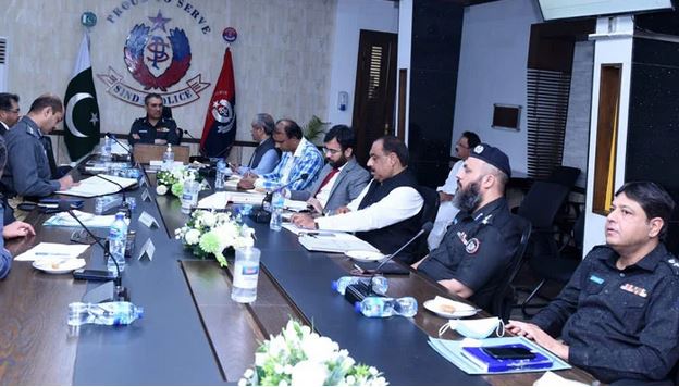 کاؤنٹر ٹیررازم ڈپارٹمنٹ کی تنظیم نو کے حوالے سے آئی جی سندھ کی زیر صدارت اہم اجلاس