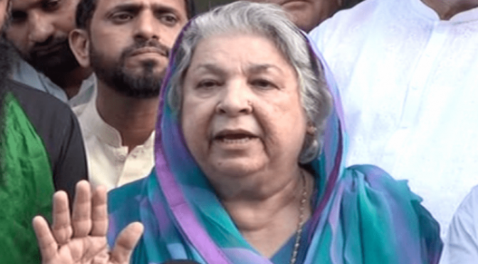 11ستمبرکے انتخاب میں تحریک انصاف ہی جیتے گی،یاسمین راشد