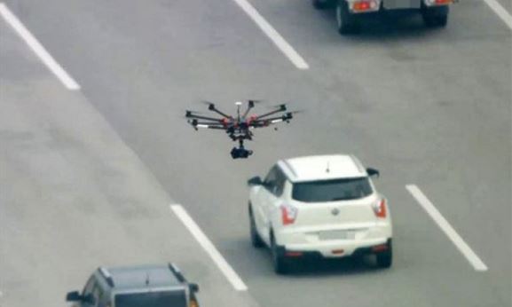 ملک میں پہلی بار ڈرون کیمرے سے ٹریفک مانیٹرنگ