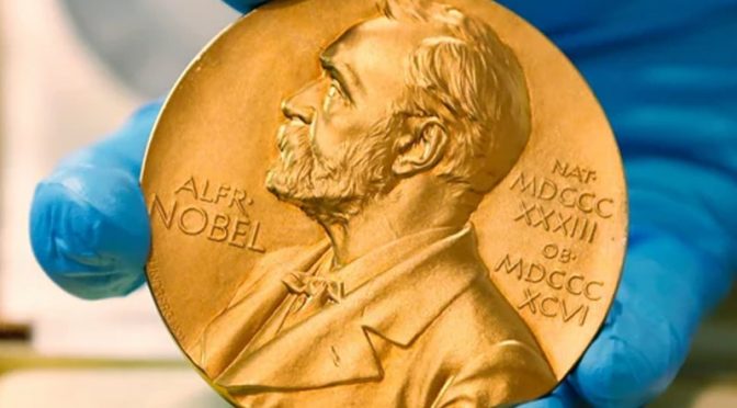 نوبل امن انعام دو ہزار بائیس کا اعلان کردیا گیا