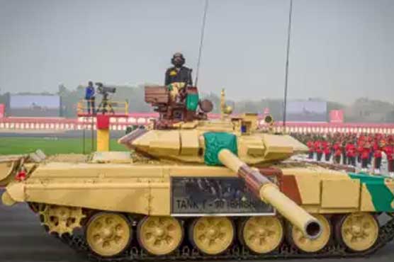 بھارتی فوج کا ٹینک پھٹنے سے افسر سمیت دو اہلکار ہلاک