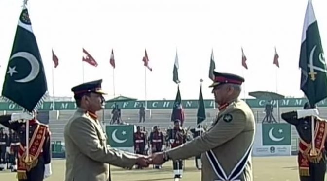 قمر باجوہ الوداع، جنرل عاصم منیر نے پاک فوج کی کمان سنبھال لی