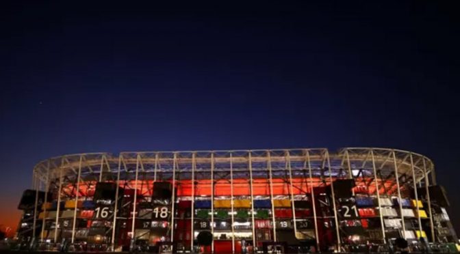 فیفا ورلڈ کپ : 974 کنٹینرز سے عارضی اسٹیڈیم تیار