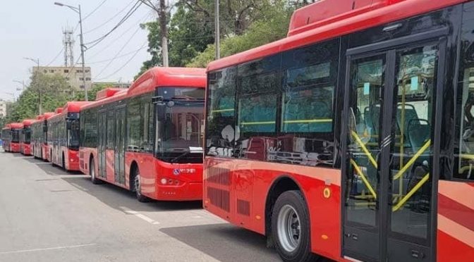 جناح انٹرنیشل ائیرپورٹ کے روٹ پر بھی پیپلز بس سروس چلانے کا فیصلہ