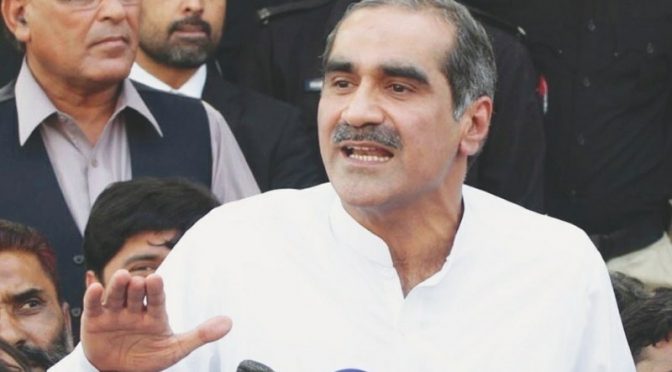 میدان لگ چکا ، پنجاب میں اعتماد کا ووٹ لیں یا حکومت چھوڑدیں: سعد رفیق