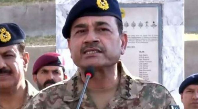 بنوں آپریشن دہشتگردی کیخلاف حتمی جنگ کا نقطہ آغاز ثابت ہوگا، آرمی چیف کا عزم