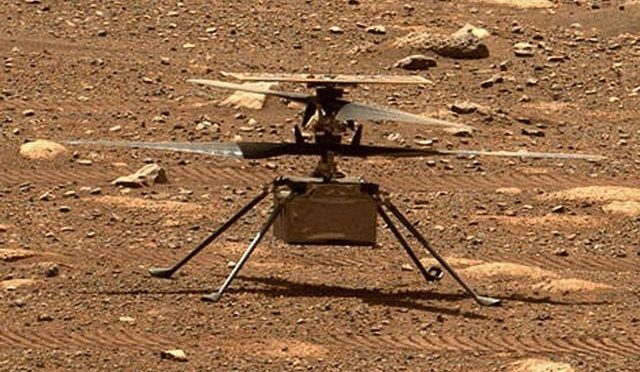 مریخ پر موجود ناسا کے ہیلی کاپٹر کی ریکارڈ بلند پرواز