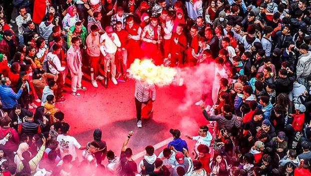 سیمی فائنل میں پہنچنے پر مراکش میں جشن، عوام سڑکوں پر نکل آئی