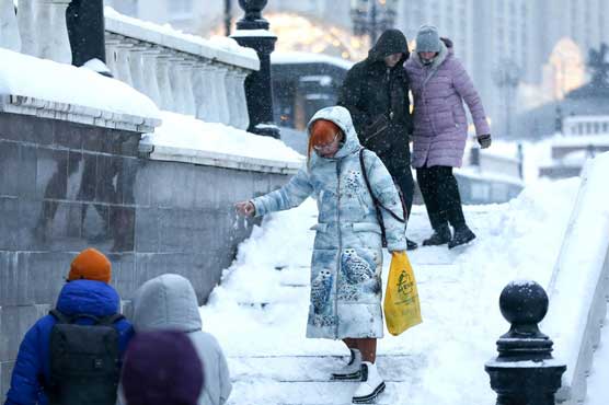 ماسکو میں شدید برفباری ، 33 سالہ ریکارڈ ٹوٹ گیا