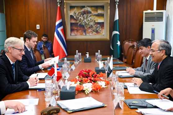 ناروے کے ڈپٹی وزیر خارجہ ایرلنگ ریمسٹیڈ کا دفتر خارجہ کا دورہ