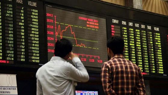 پاکستان اسٹاک ایکسچینج میں کاروبار کا منفی دن، 100 انڈیکس میں 53 پوائنٹس کی کمی