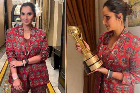 ثانیہ مرزا نے انسپریشنل آئیکون ایوارڈ جیت لیا