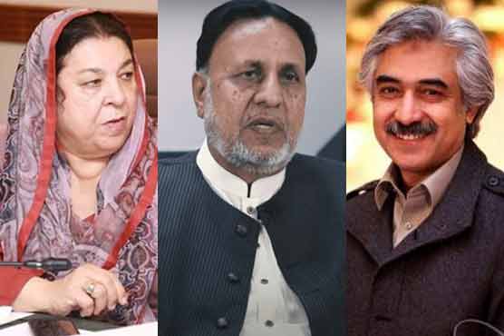پی ٹی آئی کے 3 رہنما قلعہ گجر سنگھ انویسٹی گیشن آفس میں جے آئی ٹی کے سامنے پیش