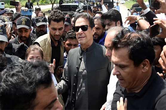 عمران خان کو آج اسلام آباد پولیس لائن ہیڈ کوارٹر میں پیش کیا جائے گا