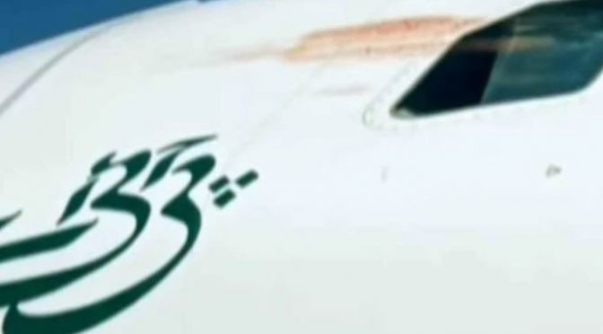کراچی سے کوئٹہ جانیوالی پرواز سے پرندہ ٹکرا گیا، طیارے کو اتار لیا گیا