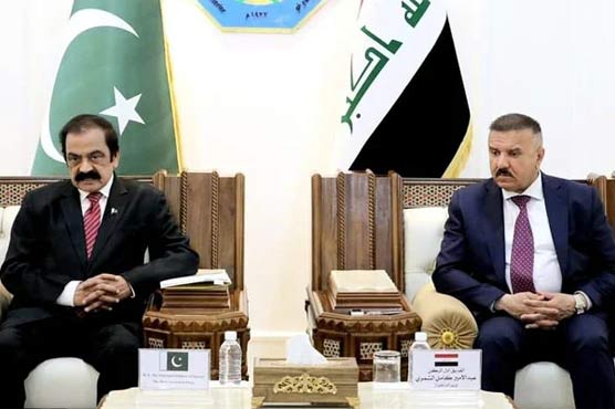 وفاقی وزیر رانا ثناء نے دورۂ عراق میں ملنے والے تحائف توشہ خانہ میں جمع کرا دیئے