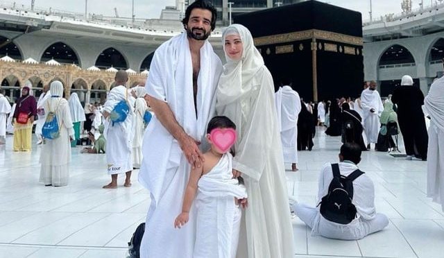 حمزہ علی عباسی اور نیمل خاور نے عُمرہ کرلیا