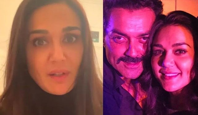 بالی ووڈ اداکارہ پریتی زنٹا نے اپنے نام سے متعلق افواہوں کا ذمہ دار ساتھی اداکار بوبی دیول کو ٹھہرا دیا