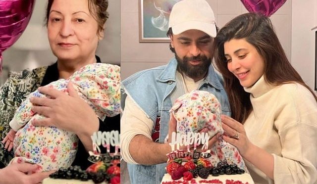 عروہ اور فرحان سعید کی بیٹی کی تصاویر وائرل