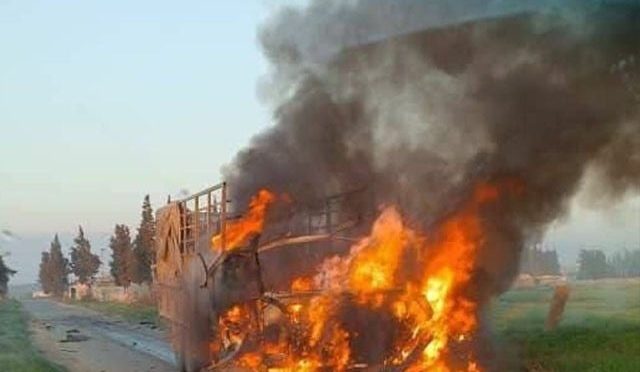 شام میں ایک ٹرک پر اسرائیل کا حملہ؛ حزب اللہ کے 2 کمانڈرز جاں بحق