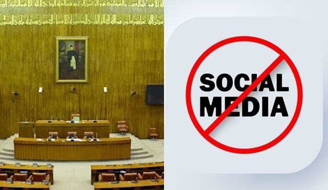 سوشل میڈیا پر مکمل پابندی کیلیے سینیٹ میں قرارداد جمع، پیر کو بحث ہوگی