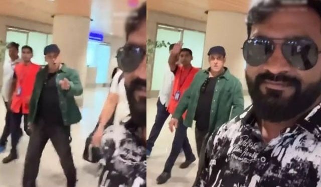سلمان خان سیلفی لینے والے مداح پر پھٹ پڑے، ویڈیو وائرل