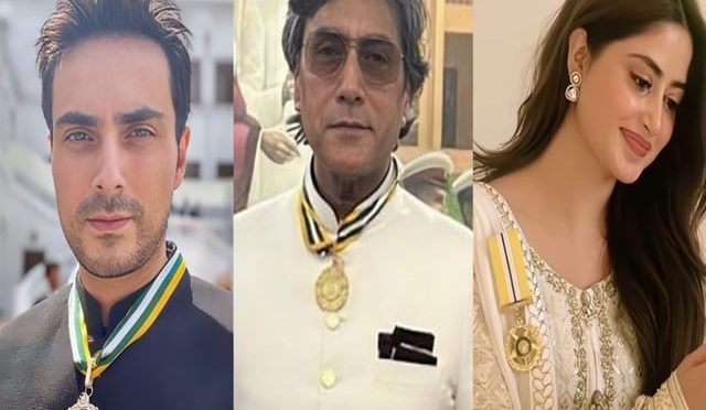 یوم پاکستان پر شوبز شخصیات کو بھی صدارتی ایوارڈ سے نواز دیا گیا