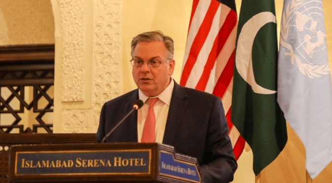 ہم نے پاکستان کی سرحدوں کو محفوظ بنانے میں مدد کی ہے، امریکی سفیر