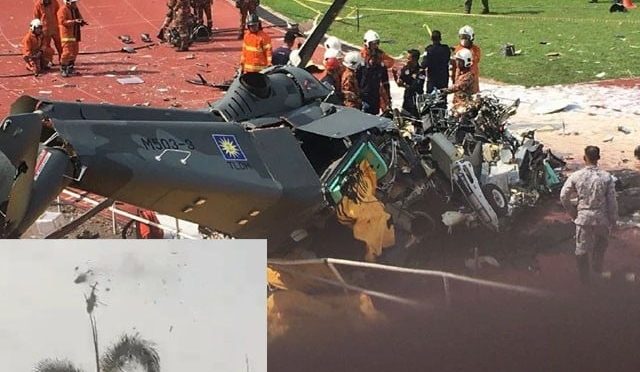 ملائیشیا میں فوجی ہیلی کاپٹرز آپس میں ٹکرا گئے؛ 10 اہلکار ہلاک