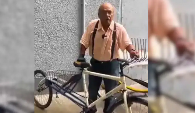 انوکھے ڈیزائن کی سائیکل بنانے والے بوڑھے شہری نے ارب پتی کا دل جیت لیا