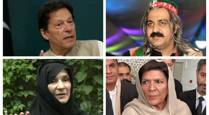 عمران خان، علی امین گنڈا پور، عظمیٰ اور علیمہ خان دہشتگردی کے 4 مقدمات میں نامزد