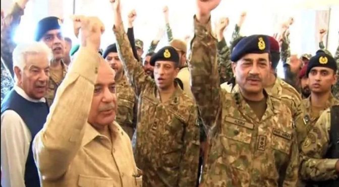 وزیراعظم و آرمی چیف کا فرنٹ لائن چھاؤنی کا دورہ، آپریشن بنیان المرصوص میں پیش قدمی