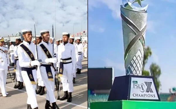 پی ایس ایل 10 کے فائنل میں پاک بحریہ کو شاندار خراجِ تحسین، اعلیٰ شخصیات کی شرکت