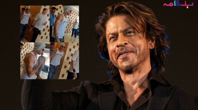 فٹ باڈی اور ٹیٹوز، شاہ رخ خان کا نیو لُک سوشل میڈیا پر وائرل