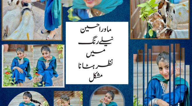 ماورا حسین نیلے رنگ میں، نظر ہٹانا مشکل