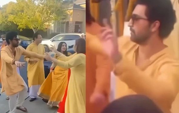 احد رضا میر دوسری شادی کر رہے ہیں؟ مایوں میں بھنگڑا ڈالنے کی ویڈیو وائرل
