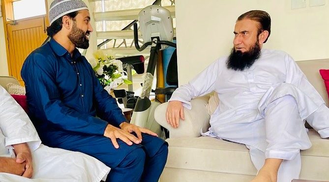 محمد رضوان کی مولانا طارق جمیل سےانکے گھر پر خصوصی ملاقات