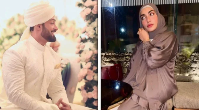 ثنا جاوید کے سابقہ شوہر عمیر جیسوال نے دوسری اہلیہ کا چہرہ دکھا دیا