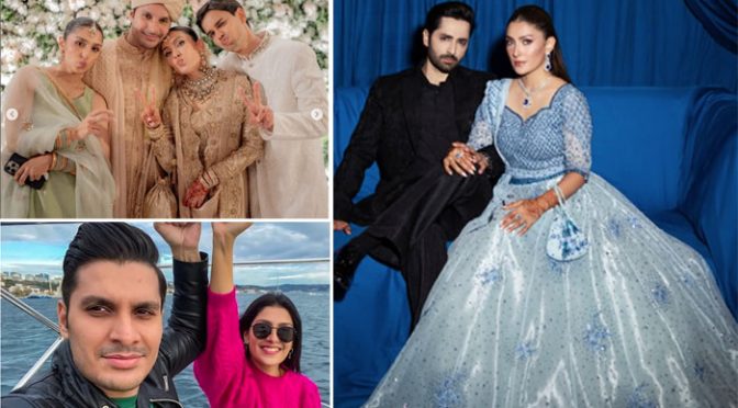 ’بہن کے ٹکڑوں پر پل رہا ہے‘، عائزہ کے بھائی کی سابقہ منگیتر کے اداکارہ پر بھی سنگین الزامات