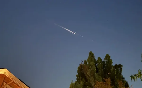 امریکا میں مشتبہ شہاب ثاقب گرتا ہوا سیٹلائٹ نکلا