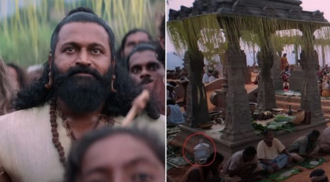 چوتھی صدی کی کہانی پر بنی بھارتی فلم میں پلاسٹک کی بوتل دکھانا مذاق بن گیا